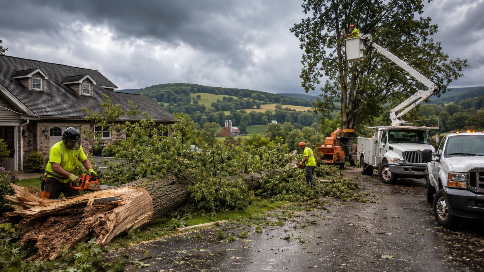 Emergency tree service in Schellsburg, PA